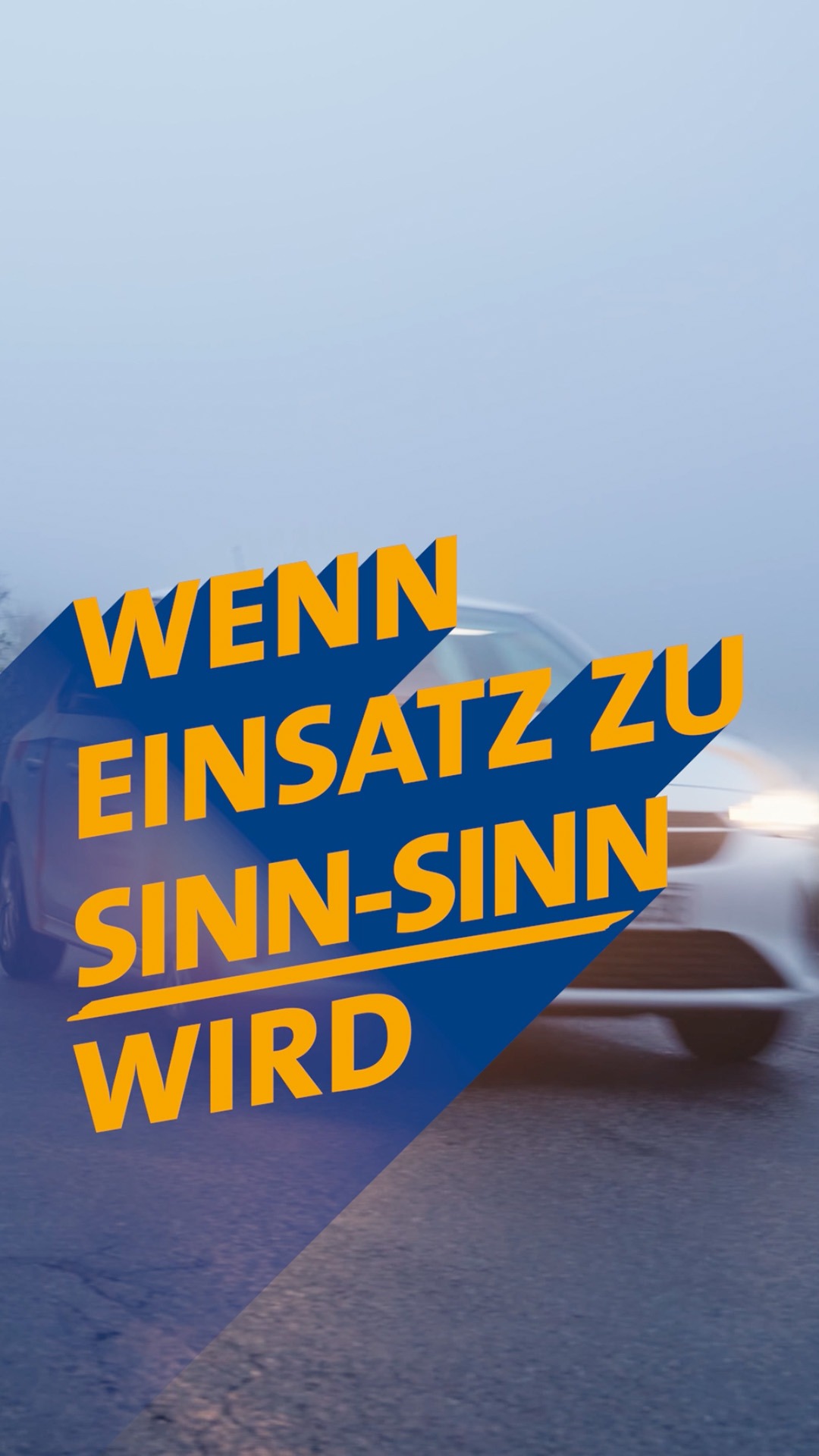 Wenn Einsatz zu Sinn-Sinn wird.